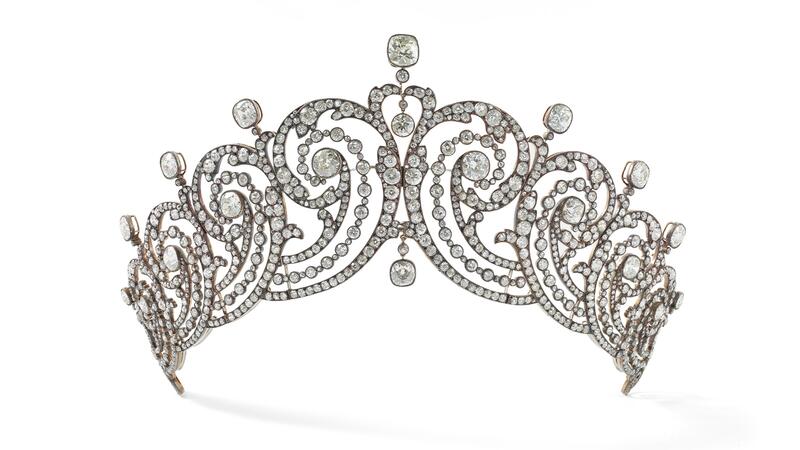 Cartier Scroll Tiara in V&A Exhibition