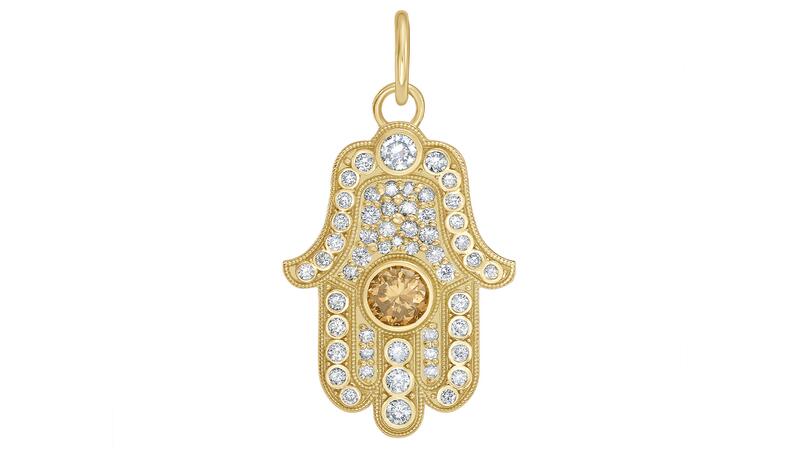 Lionheart Hamsa Desert Diamond Charm
