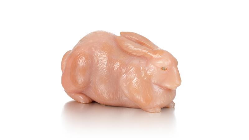 Fabergé agate hare