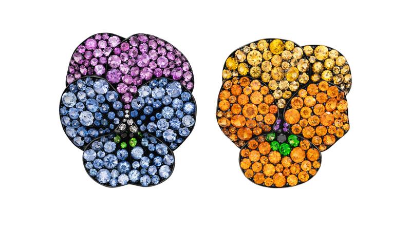 JAR Pansy earrings