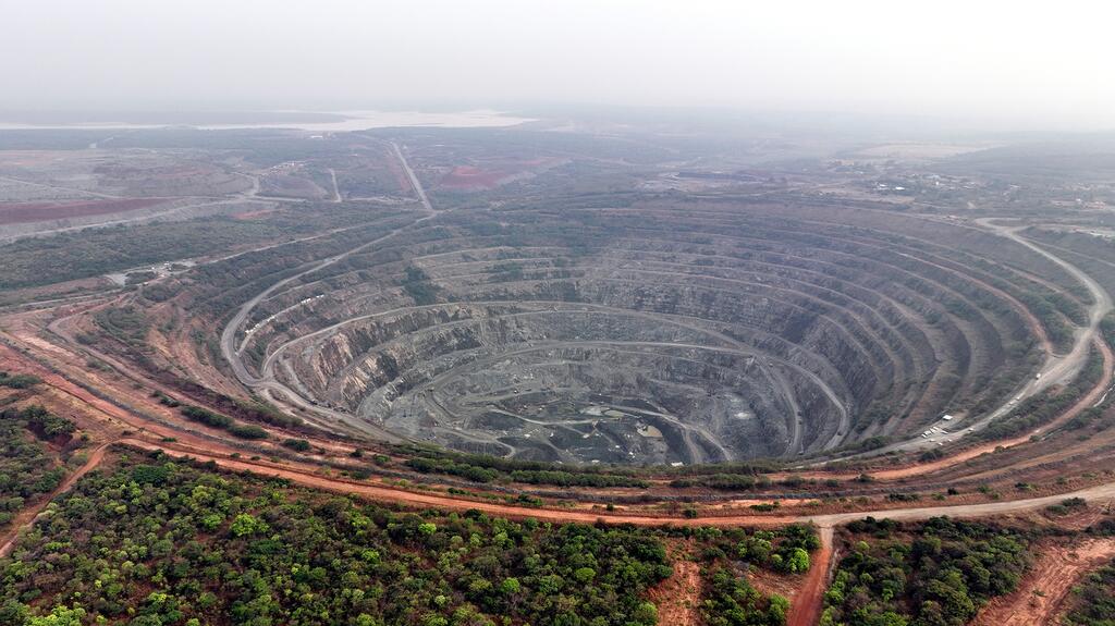 Catoca diamond mine in Angola