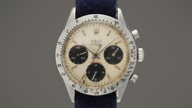 Barrett’s Rolex Daytona Ref. 6262 sold for the most out of his three watches put up for auction, garnering $378,000.