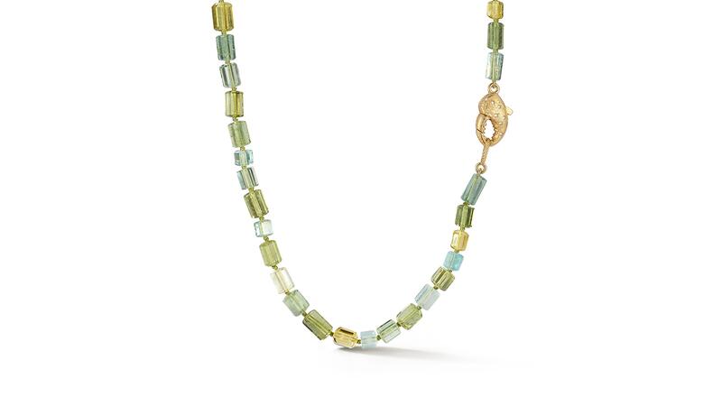 Renna Jumbo Lobster Clasp Beryl Necklace