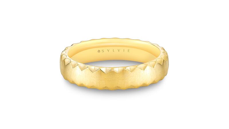 Sylvie Fluted Shell Edge Ring