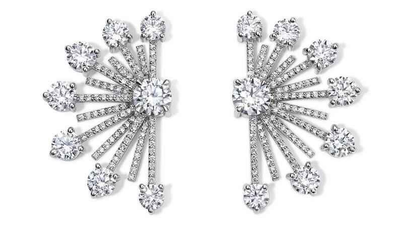 Mindi Mond New York Radiant Diamond Spoke Earrings
