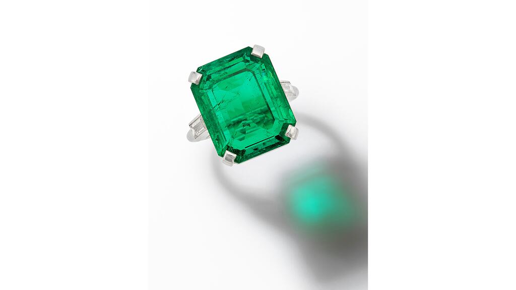 Constance Prosser Mellon’s Cartier emerald ring