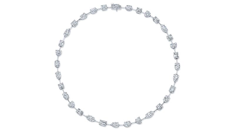 Rahaminov Diamonds Mixed Shape Diamond Necklace