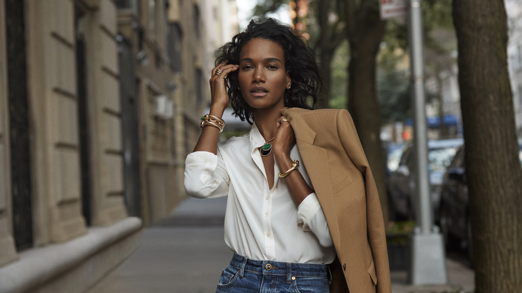 Model Arlenis Sosa is pictured uptown.