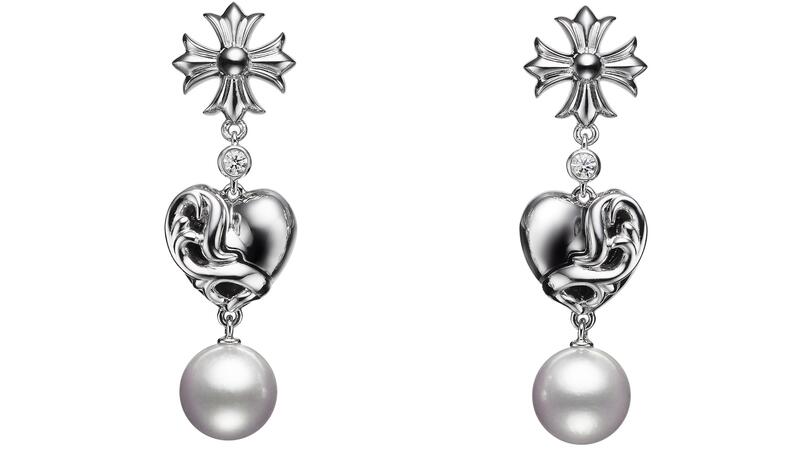 Mikimoto x CH Diamond Earrings