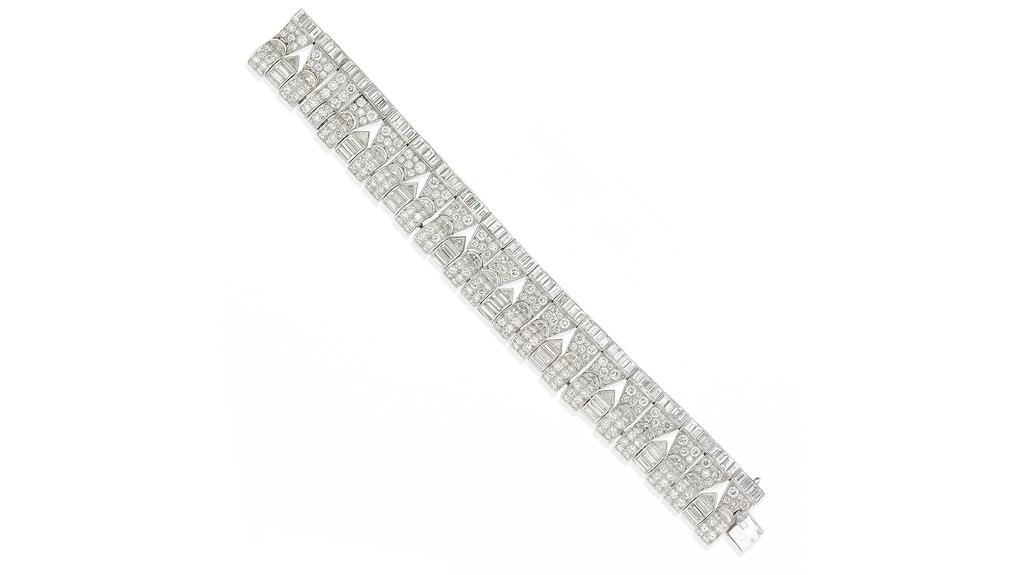 Barbara Walters Ostertag diamond bracelet