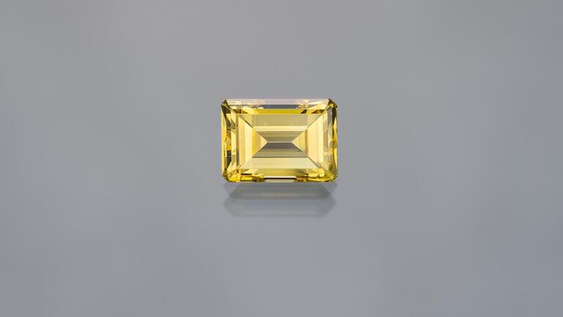 Yellow diamond in the Winston Fancy Color Diamond Collection
