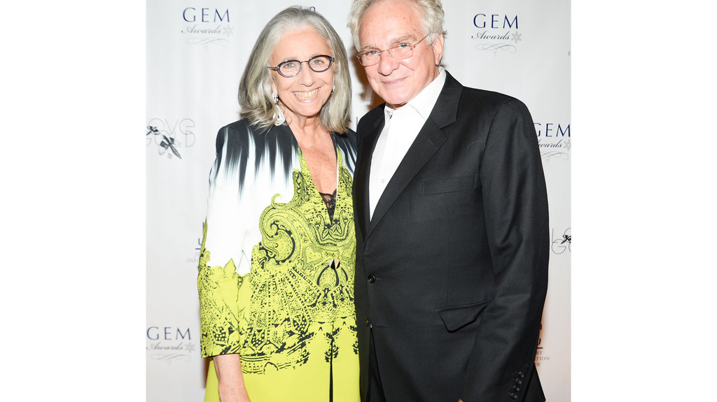 Marie Helene, left, with longtime friend and colleague David Yurman at the 2014 Gem Awards, the year she was honored with the Gem Award for Lifetime Achievement. Yurman calls Marie Helene the “mother of the American designer jewelry category.” (Photo credit: Joe Schildhorn/BFANYC.com)