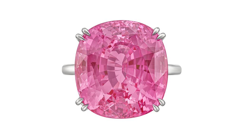 25.20 carat pink sapphire
