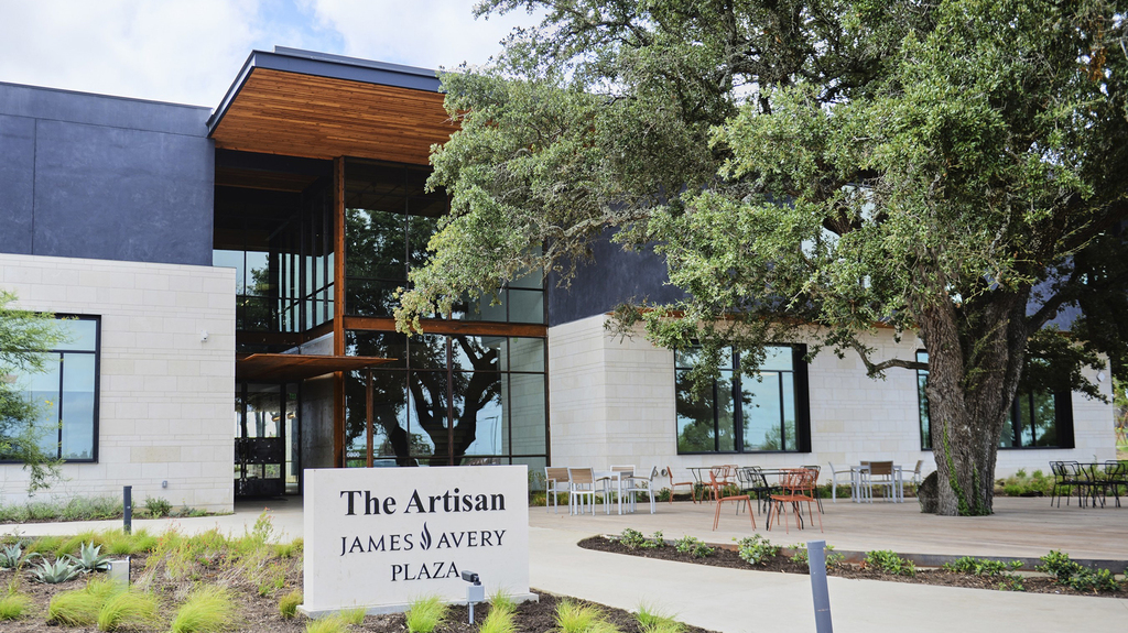 The new space is inside of The Artisan at James Avery Plaza, an existing office and retail building. The new space is inside of The Artisan at James Avery Plaza, an existing office and retail building.