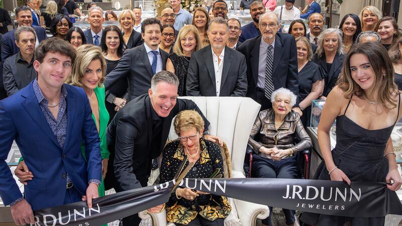 JR Dunn ribbon cutting