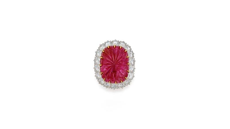 Constance “Connie” Barber Mellon’s David Webb ruby ring