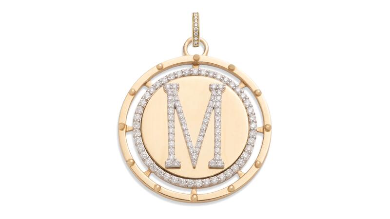 Foundrae Lovestruck Pierced Custom Round Medallion