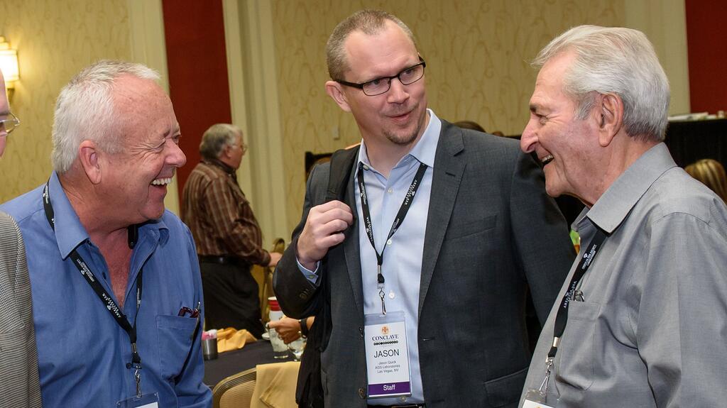 Pete Yantzer, Jason Quick, Cos Altobelli at AGS Conclave