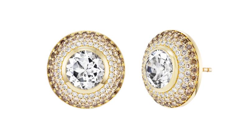 Emily P. Wheeler Champagne Ombre Button Studs