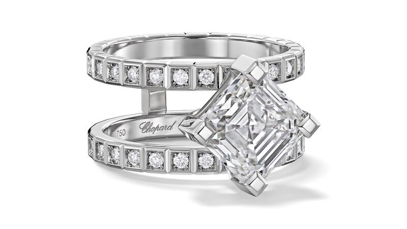 Chopard Ice Cube Asscher Ring