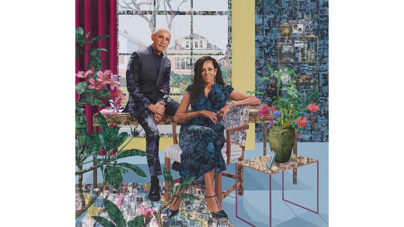 The Obamas: Springing Forth Portrait