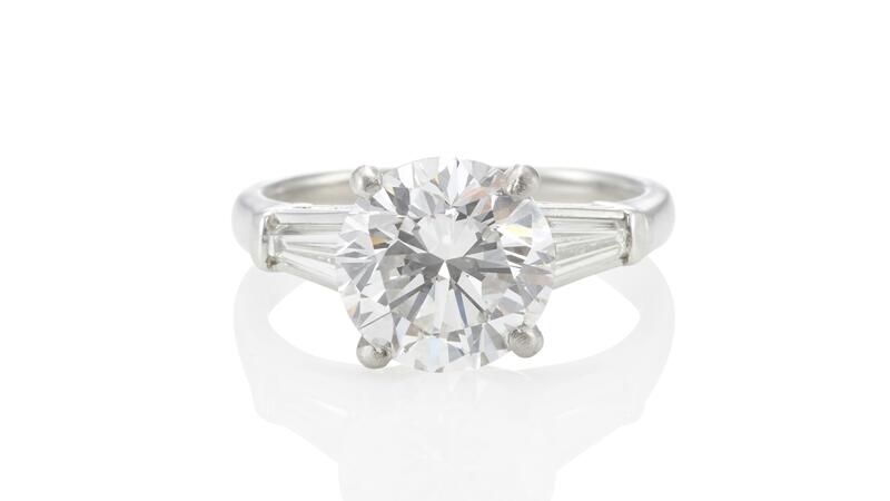 Dianne Feinstein platinum diamond ring