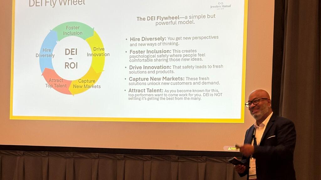 Jeffery Bolling speaking on DEI at Converge