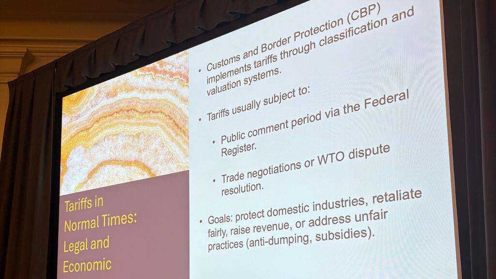 Sara Yood tariffs presentation Converge