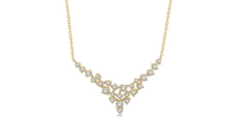 <a href="https://www.ashidiamonds.com/" target="_blank">Ashi Diamonds </a> 14-karat yellow gold and diamond scatter necklace ($1,299)