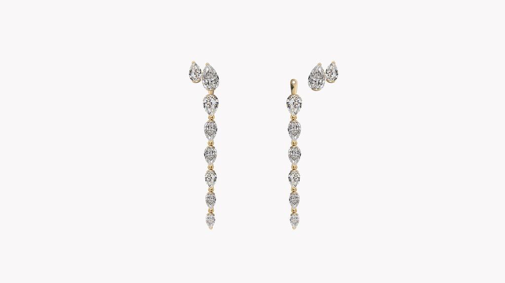 Material Good Aryna Sabalenka diamond drop earrings