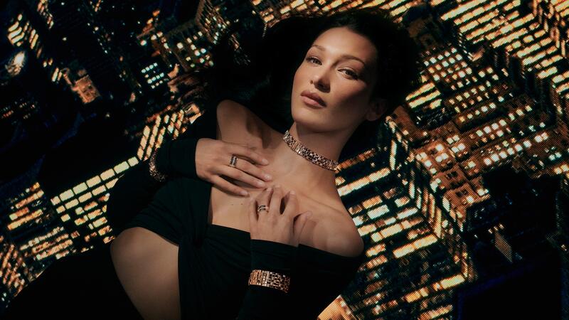 Bella Hadid Sculpted by Light Campaign