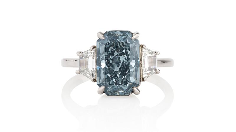 Phillips fancy dark gray-blue diamond