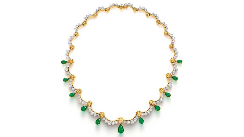 Oscar Heyman emerald necklace