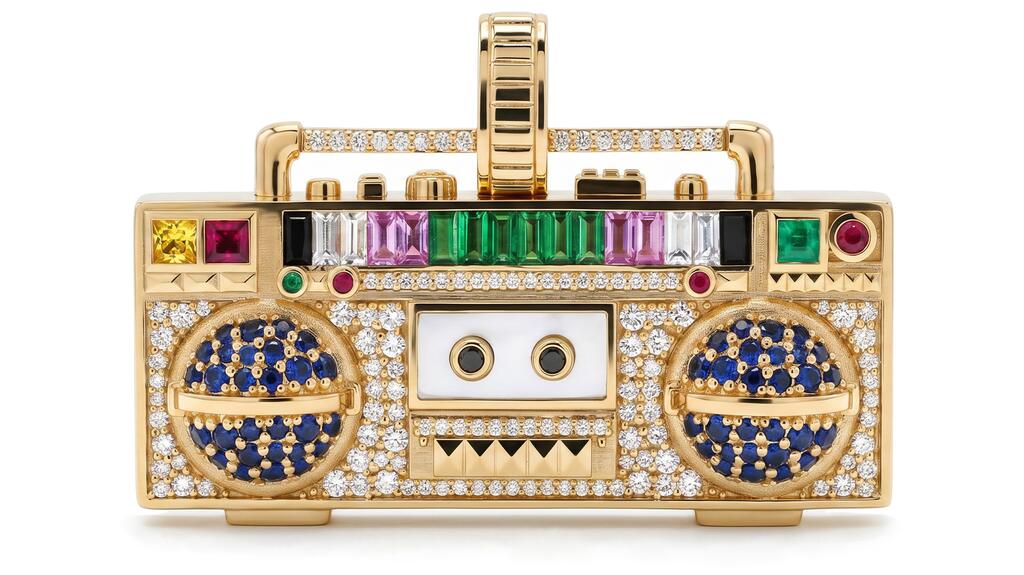 NeverNot Feel the Rhythm Boombox Pendant