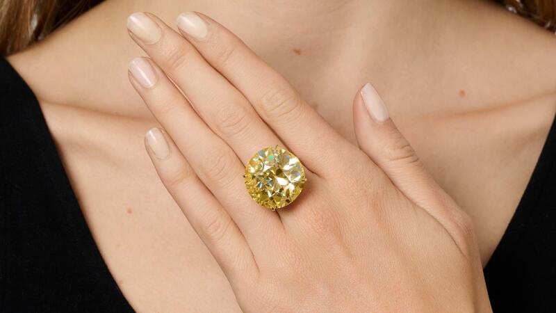 Phillips fancy intense yellow diamond