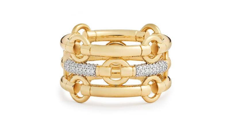 Foundrae Element Pave Triple Band