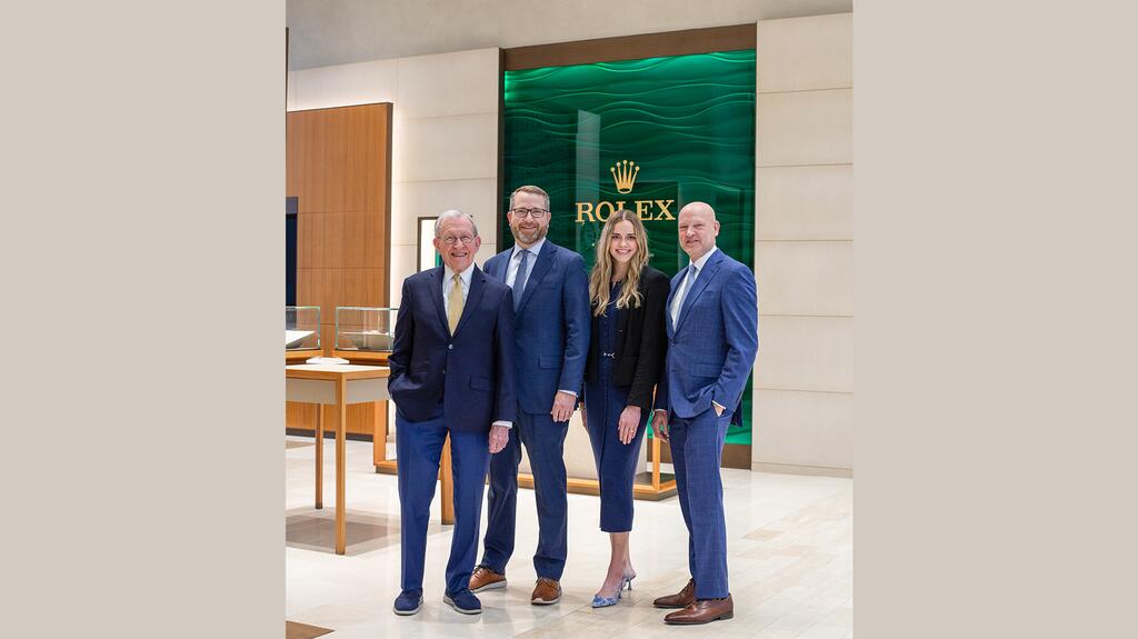 Jim Clark, Mitchell Clark, Estelle Stout, and Coleman Clark
