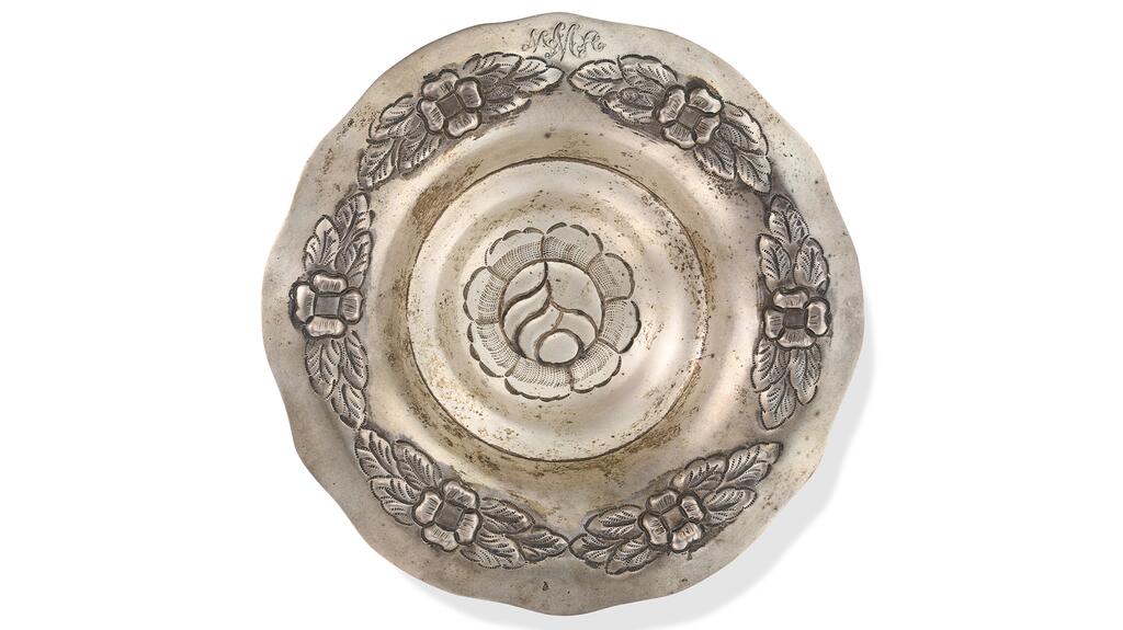 Marilyn Monroe and Arthur Miller Silver Tazza