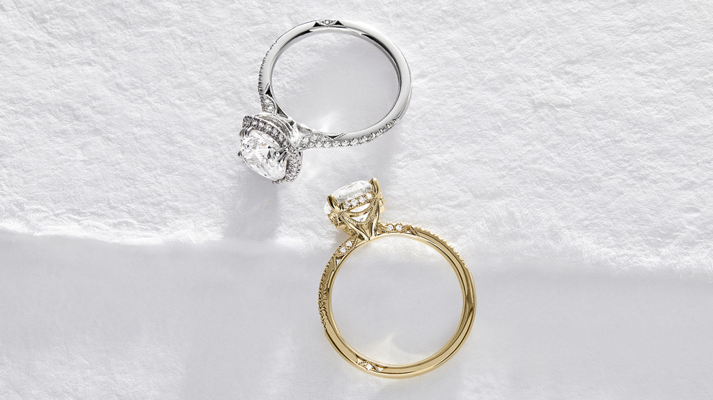 A look at Tacori’s delicate detailing in the Brilliant Earth collection
