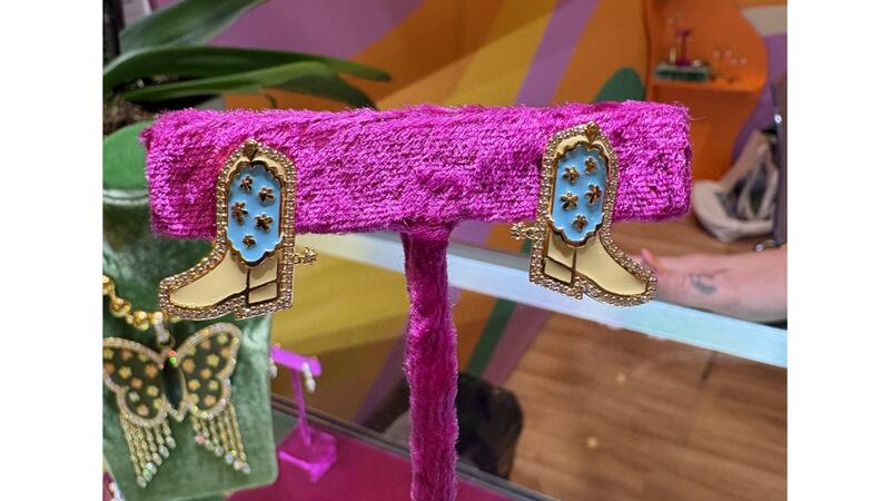 Buddha Mama Cowgirl stud earrings