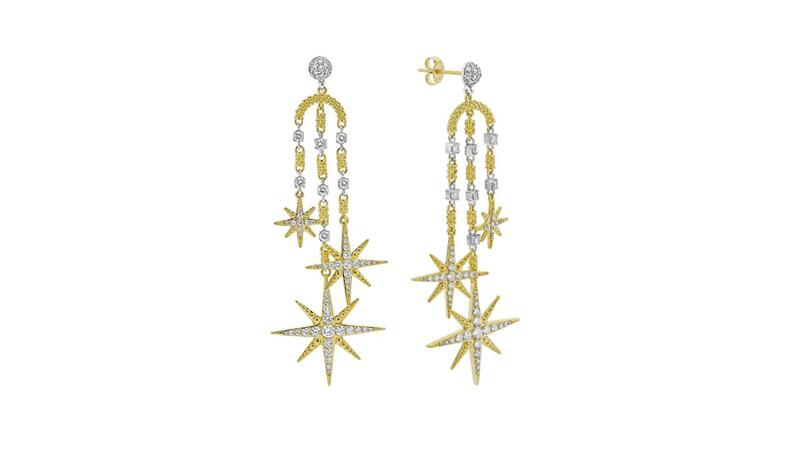 <a href="https://www.lagos.com/collections/new-arrivals/products/north-star-01-11165-dd" target="_blank">Lagos </a> “North Star” 18-karat gold and diamond earrings ($8,000)