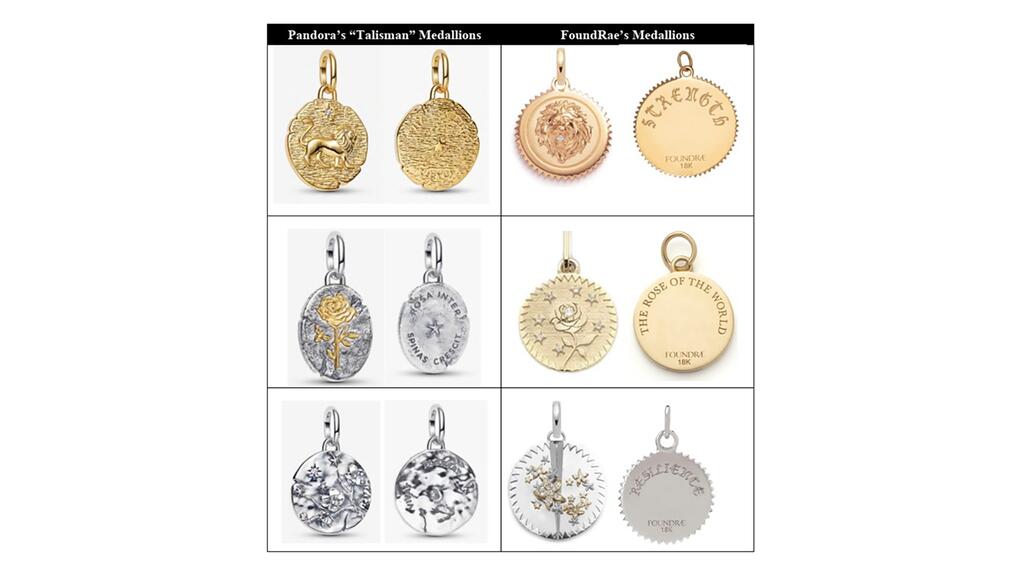 Pandora Foundrae medallion jewelry