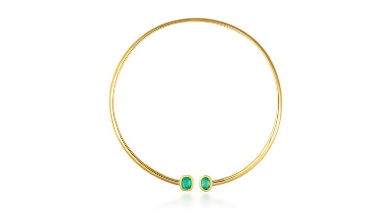 Khepri emerald collar