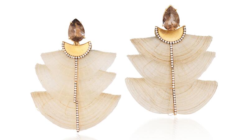 Silvia Furmanovich Kashmir Fan Horse Maine Earrings