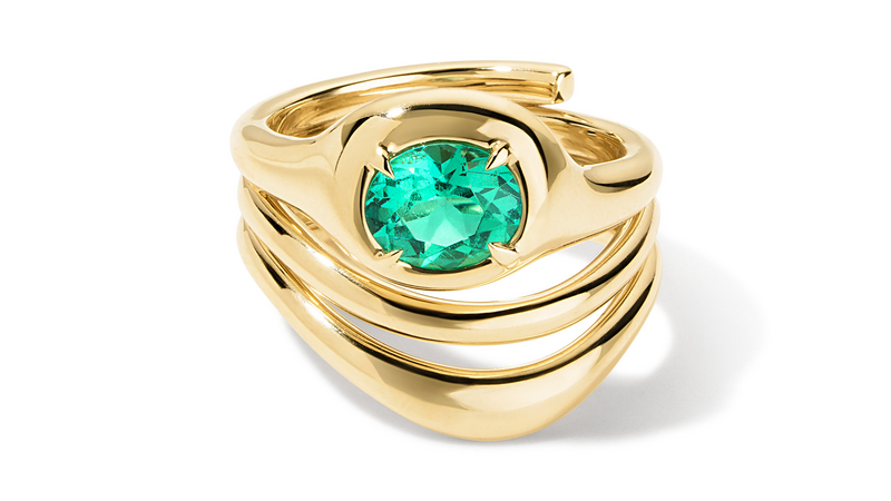 Zahn-Z Beluga Emerald Ring