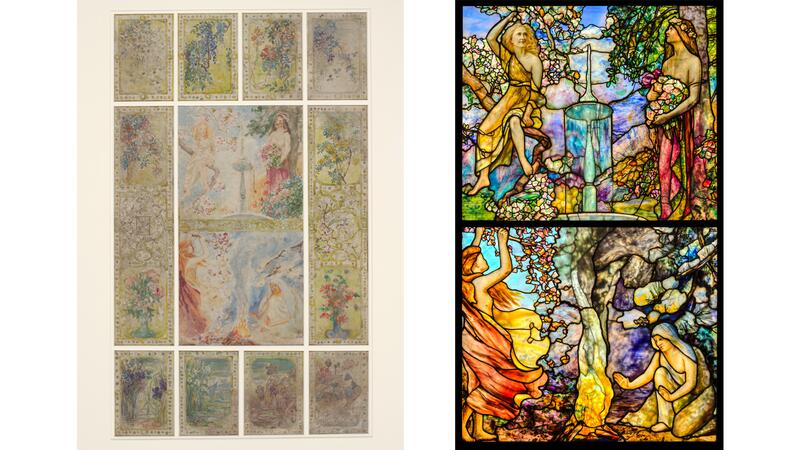 Four Seasons window Agnes F. Northrop