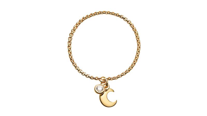 Guzema Moon Charm Ring