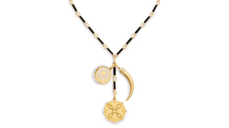 Foundrae Loe Knot and Balance Element Extension Necklace