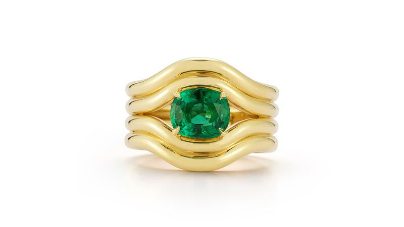 Jemma Wynne emerald ring