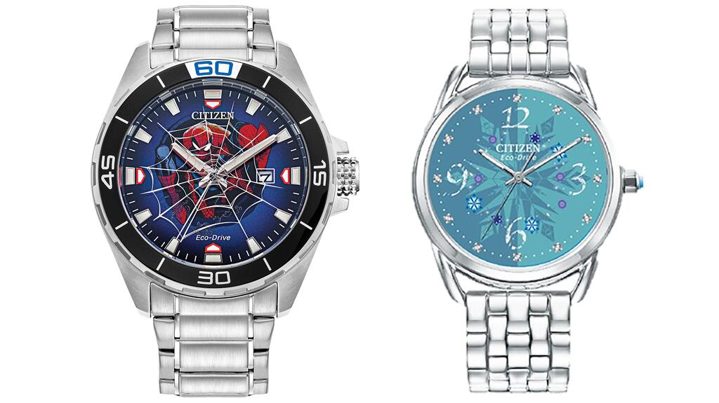 For the 2010s, Citizen created watches for two of the decades’ biggest film series, Spider-Man and Frozen.